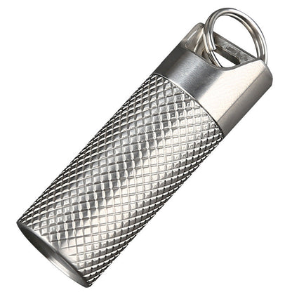 Wautton Mini Sealed Waterproof Pill Box Pure Titanium Perfume Storage Case-3